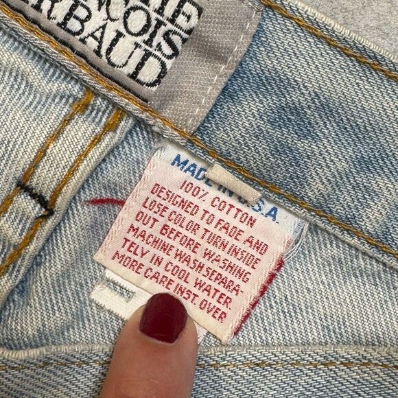 Vintage Marithe Francois Girbaud Jeans Womens 9/10 Light Wash USA - Picture 9 of 13
